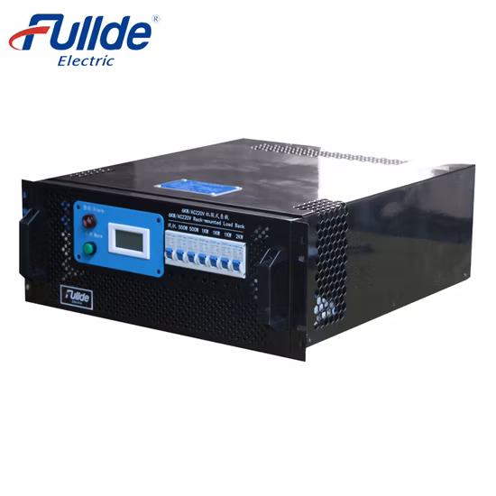 Banco de carga leve Fullde 10kw para montagem em rack